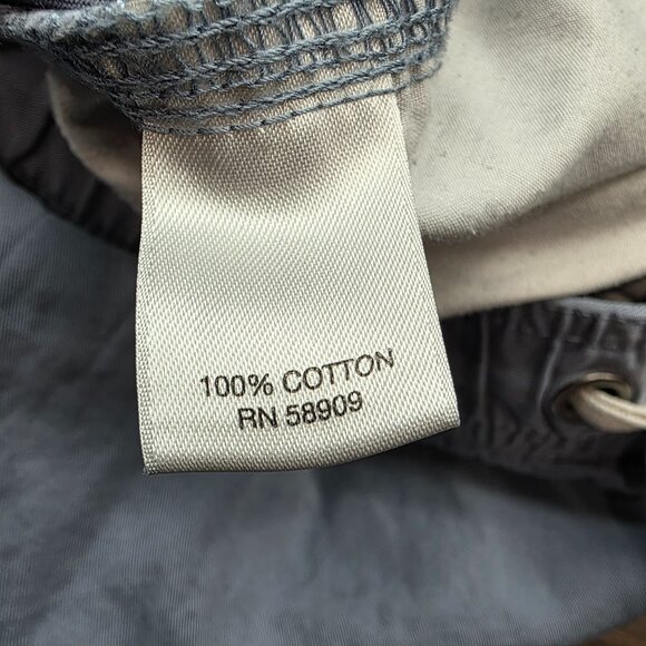 Mens Roundtree & Yorke Casual Blue Chino Shorts Elastic Drawstring Waist 38x7 - Picture 9 of 10